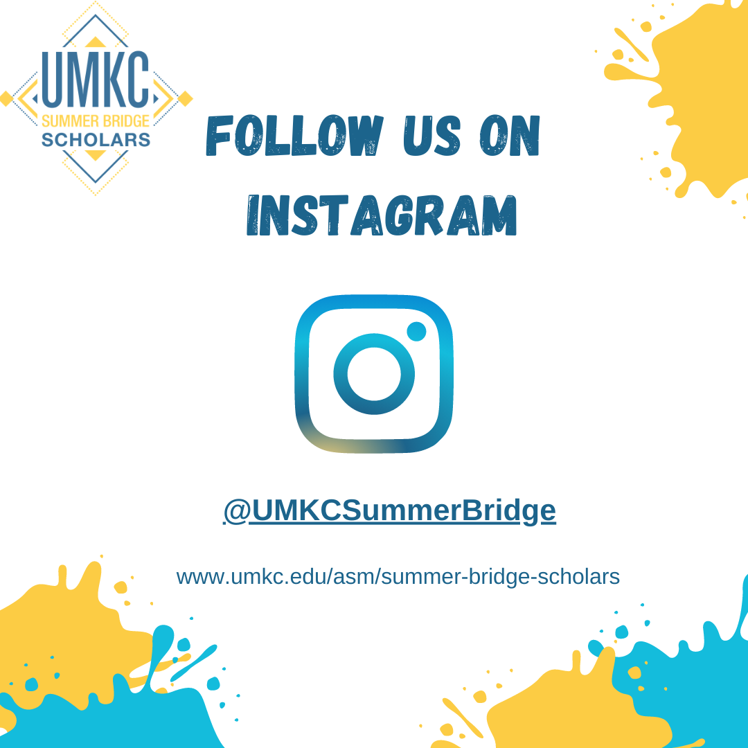 Summer Bridge Scholars social media banner.