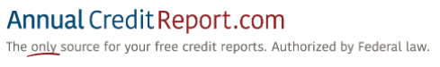Annual Credit Report website address and logo