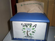 Save a Tree napkin dispenser