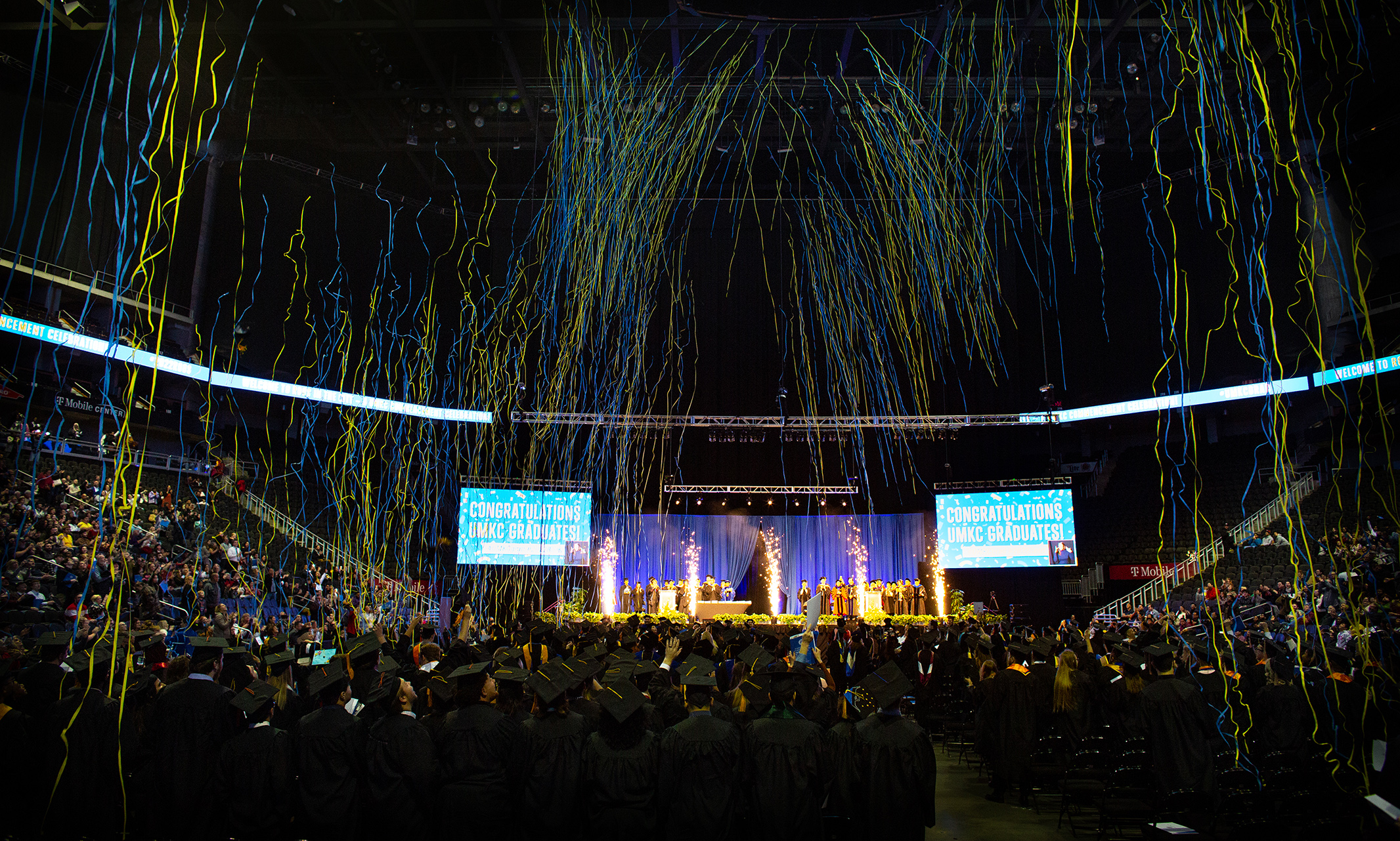 UMKC mid-year graduation ceremony at T-Mobile Center