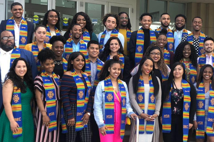 Group photo of 2019 Multicultural graduates.