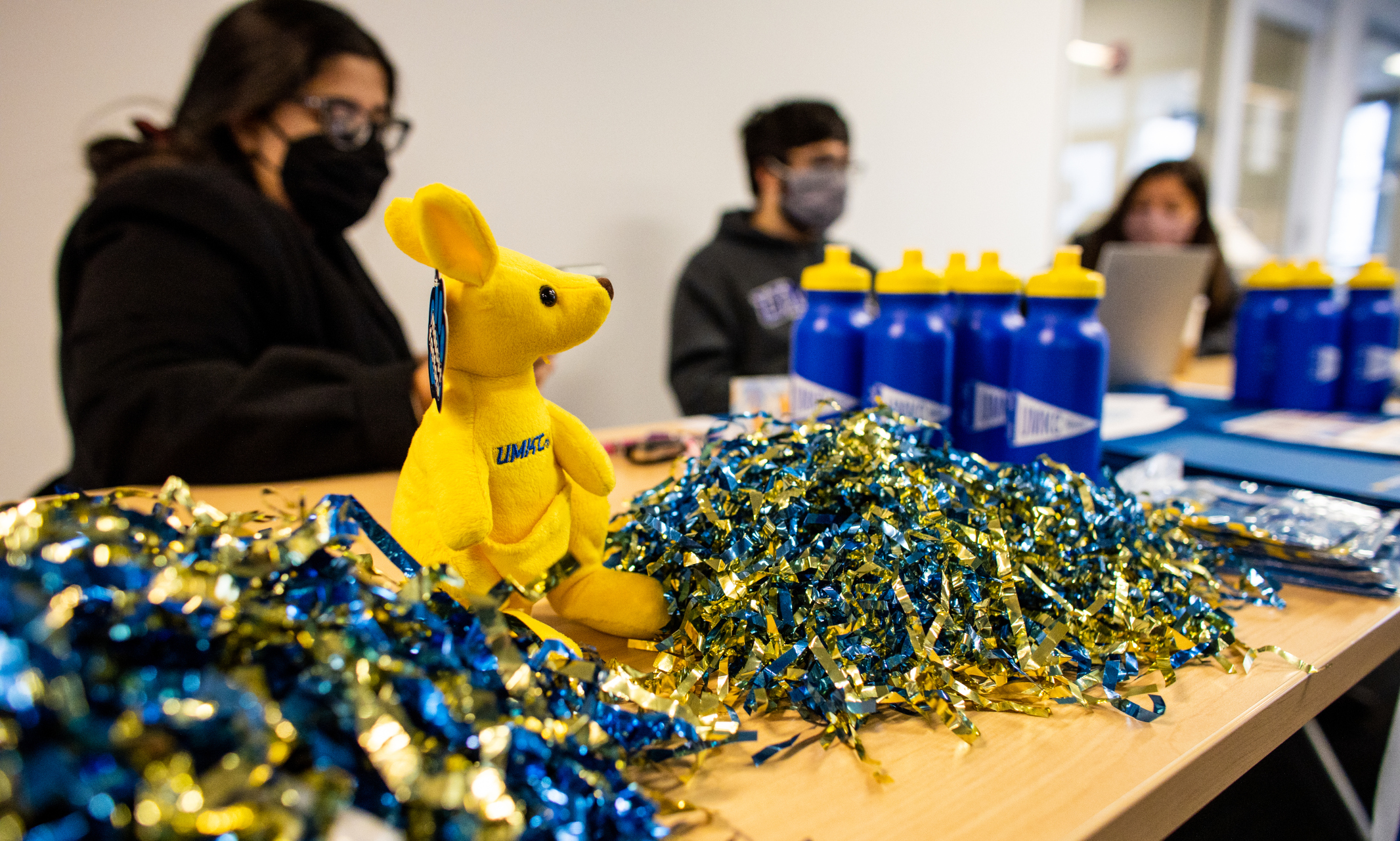 Student ambassadors preparing to welcome students back to campus