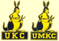 side by side of UKC roo and UMKC roo