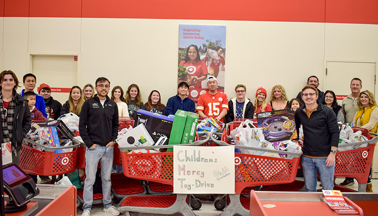Operation Santa's Sleigh raised nearly $11,000 to purchase toy for children at Children's Mercy-Kansas City.