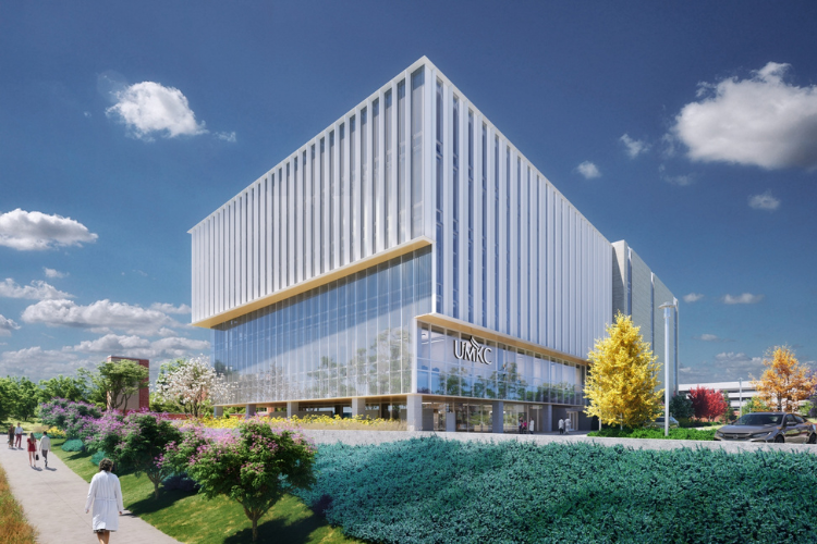 Image rendering of the Healthcare Delivery and Innovation Building
