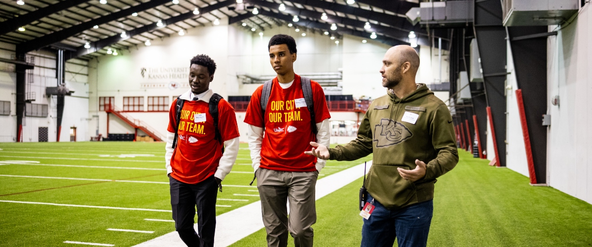PCE Chiefs shadow day at indoor field